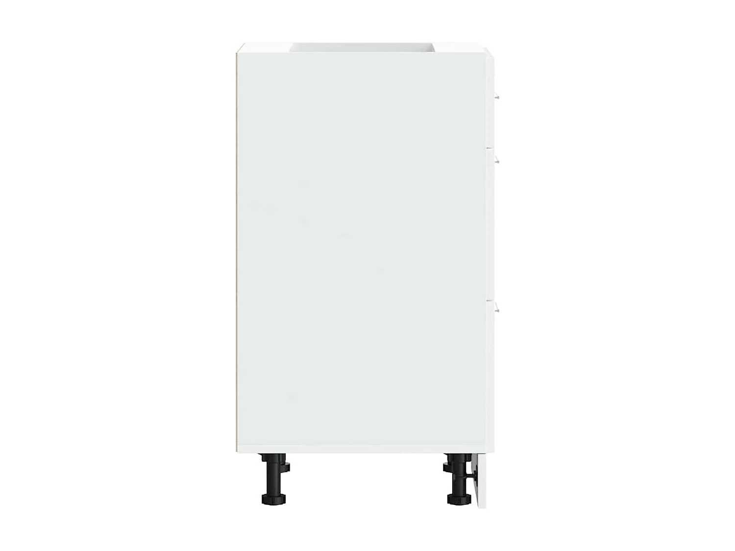 Mobiletto da terra bianco 40x46x81,5 cm