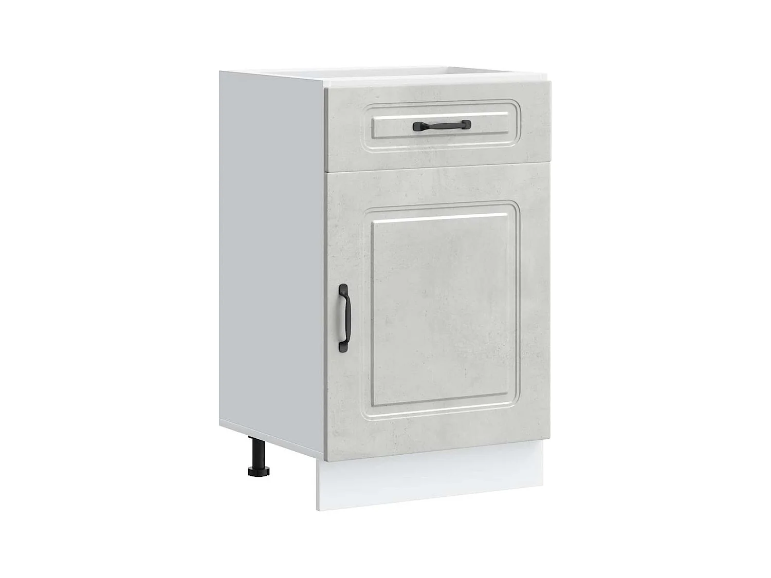 Mobile da cucina in legno ingegnerizzato grigio cemento