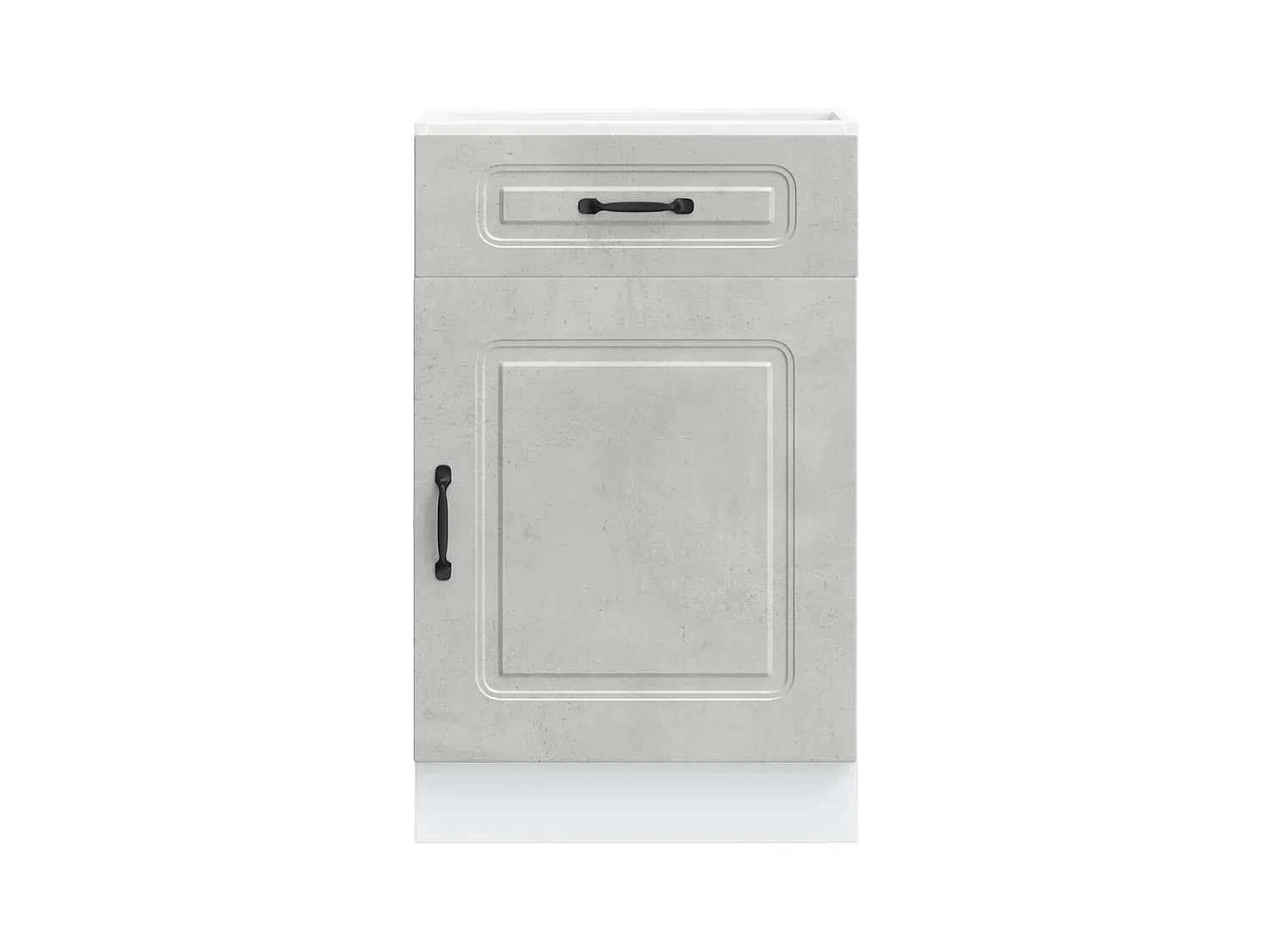 Mobile da cucina in legno ingegnerizzato grigio cemento