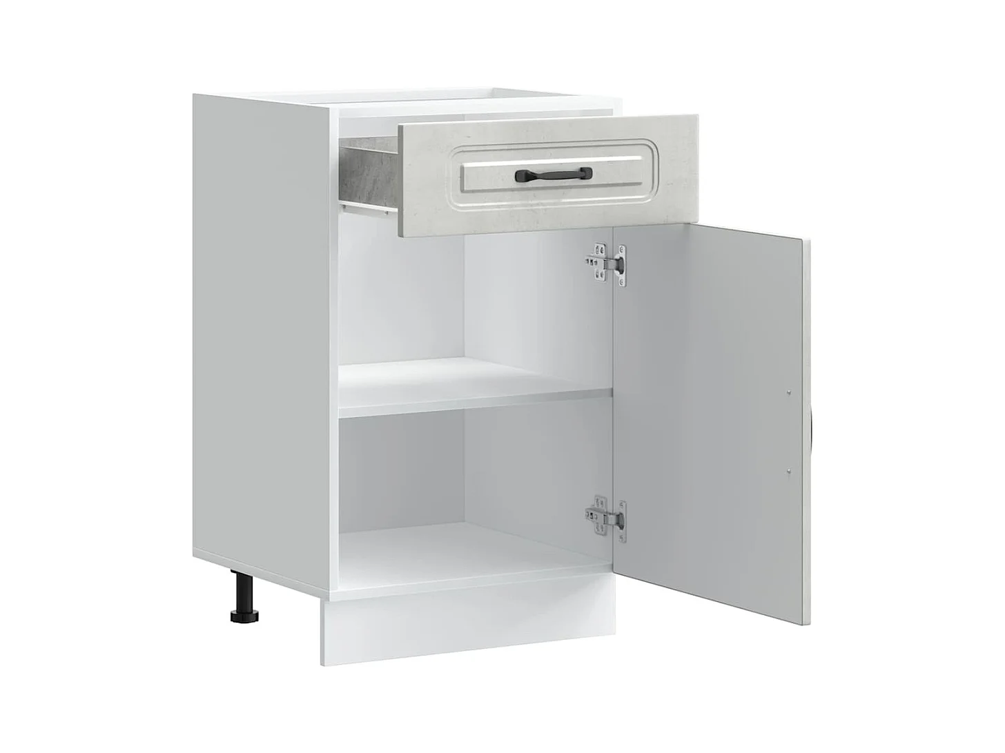 Mobile da cucina in legno ingegnerizzato grigio cemento