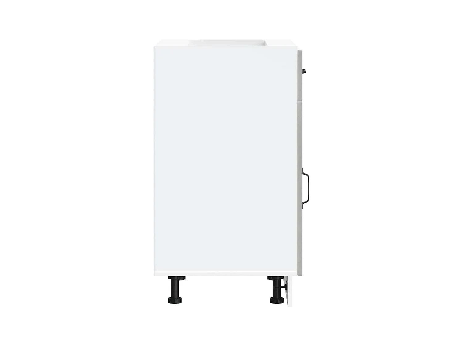 Mobile da cucina in legno ingegnerizzato grigio cemento