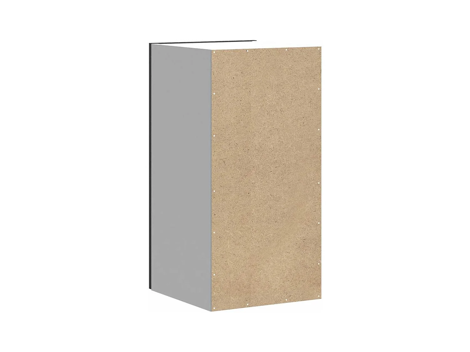 Armoire murale de cuisine noir bois d'ingénierie