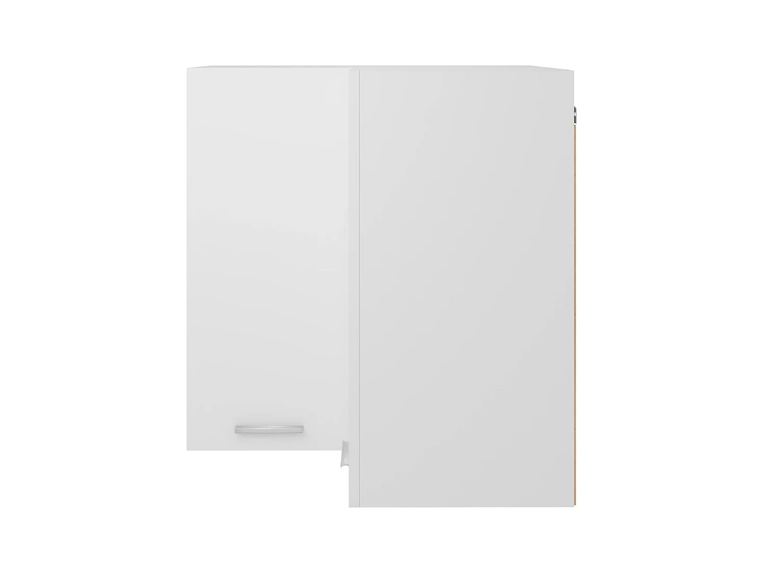 Witte 57x57x60 cm Houten Hanghoekkast