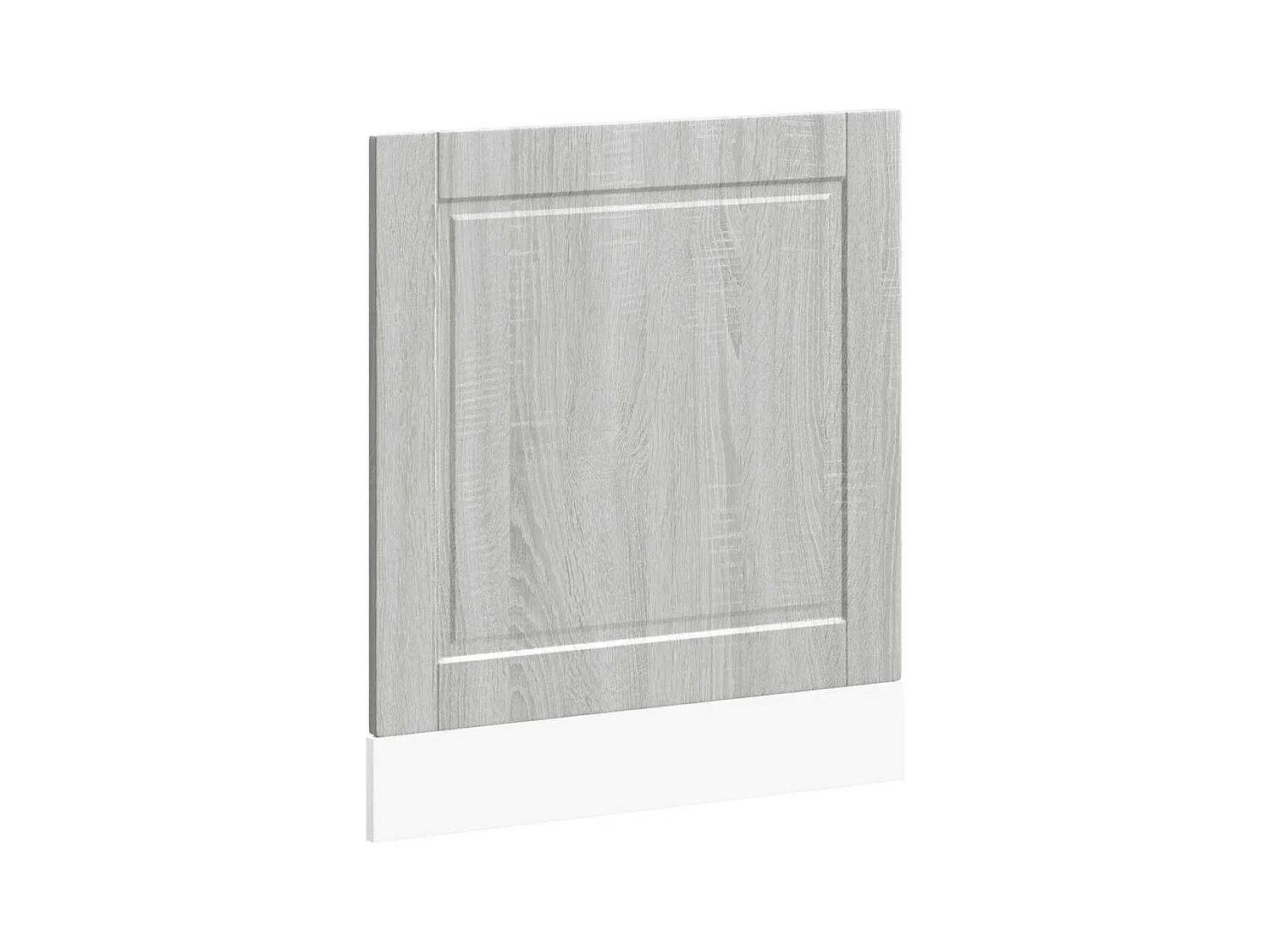 Pannello lavastoviglie Sonoma grigio 60x1,5x67 cm