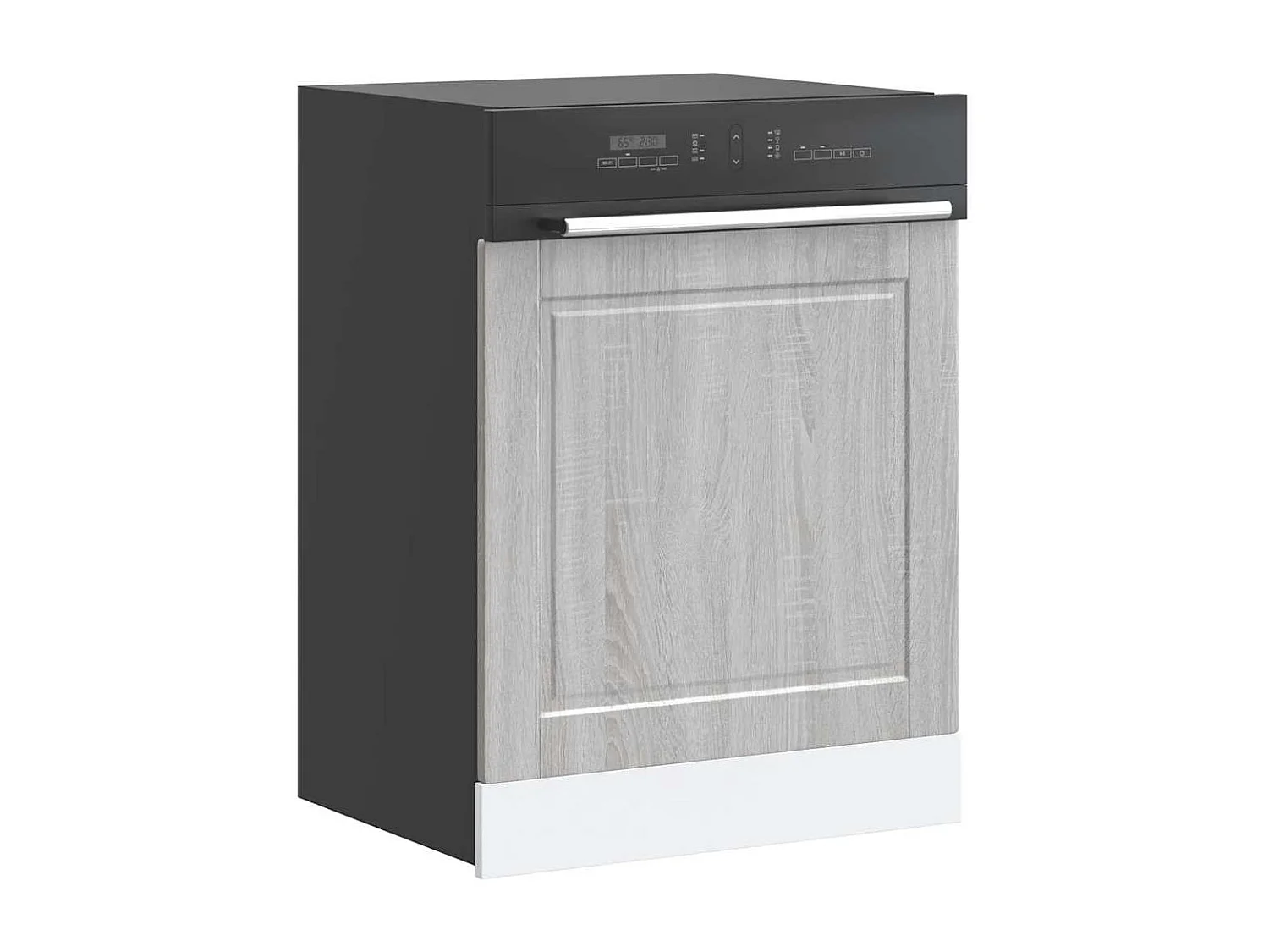 Panneau de lave-vaisselle sonoma gris 60x1,5x67 cm