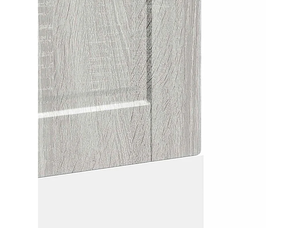 Panneau de lave-vaisselle sonoma gris 60x1,5x67 cm
