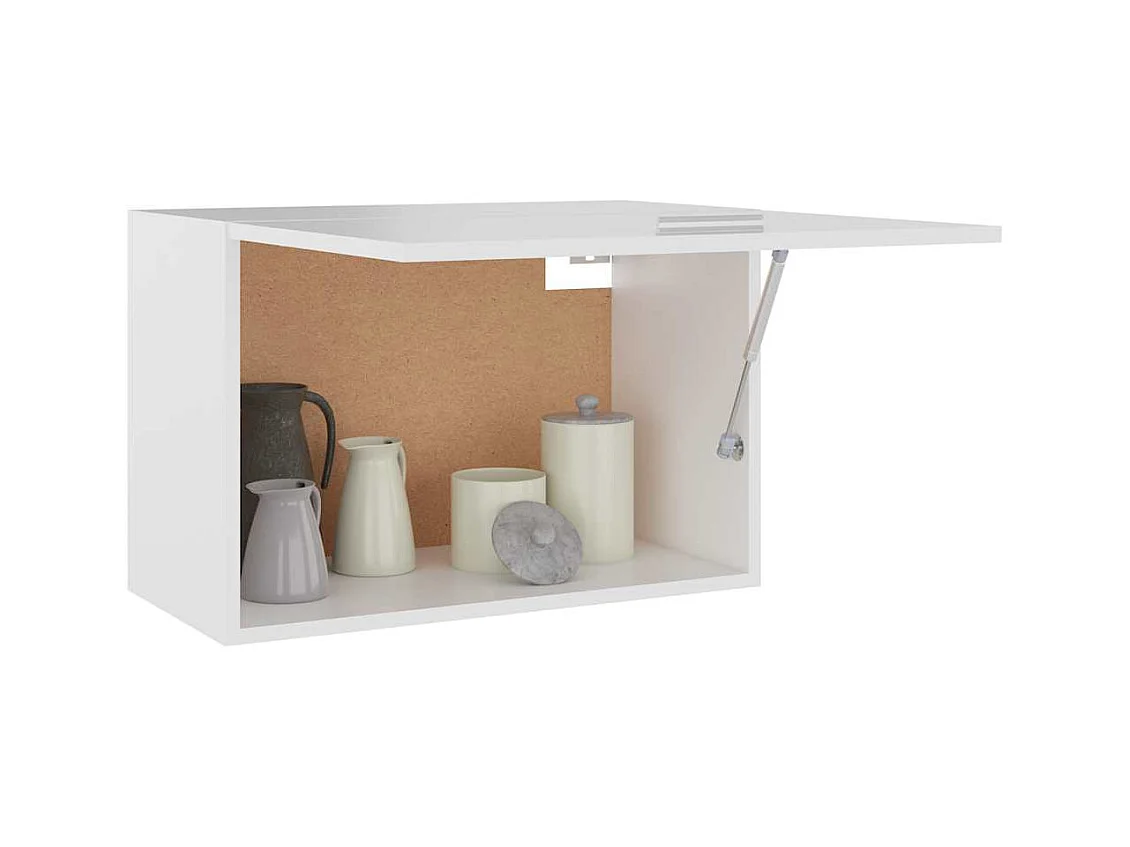 Witte hangkast 60x31x40 cm bewerkt hout