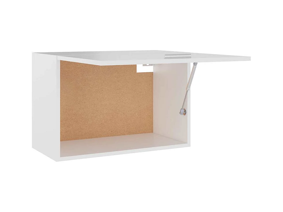 Witte hangkast 60x31x40 cm bewerkt hout