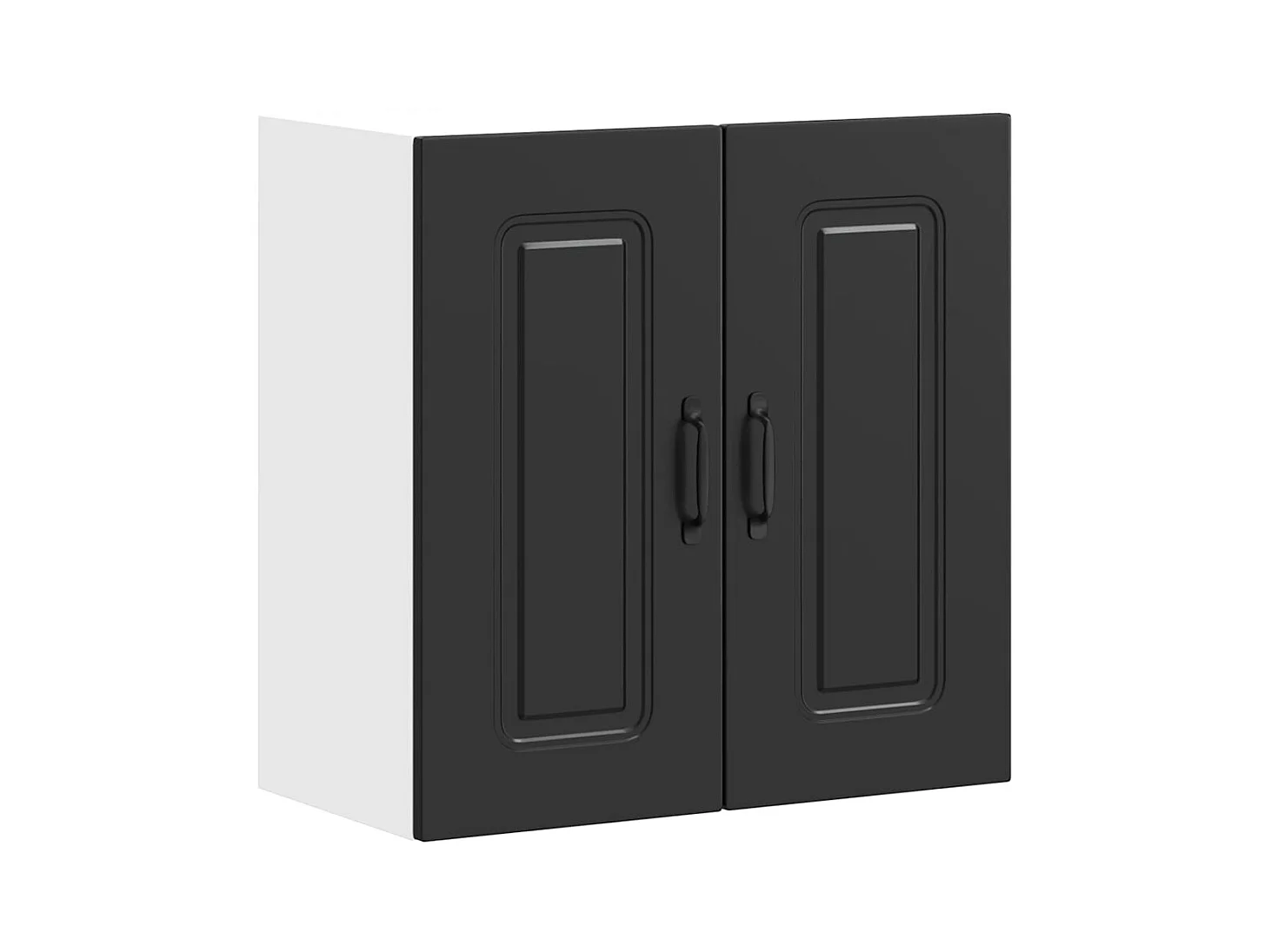 Mobile da cucina in legno ingegnerizzato nero