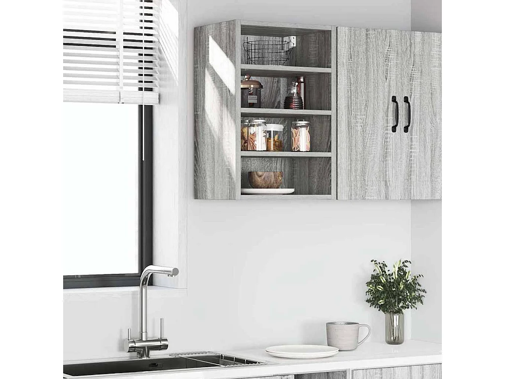 Armoire suspendue sonoma gris 40x29,5x60 cm