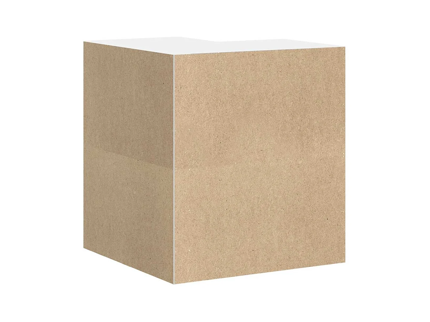 Mobiletto angolare da cucina in legno ingegnerizzato nero Porto