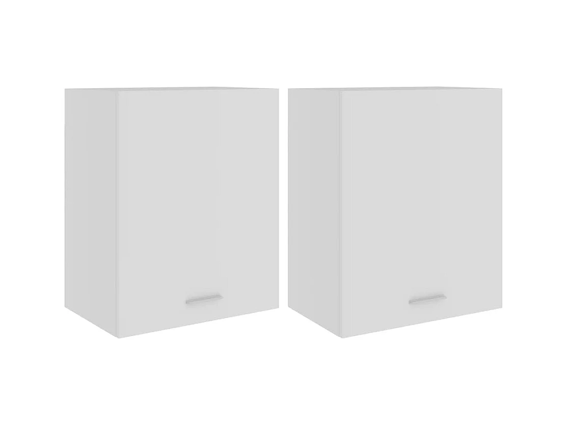 "Lyon"s 2-delige hangkast, wit, 50x31x60 cm