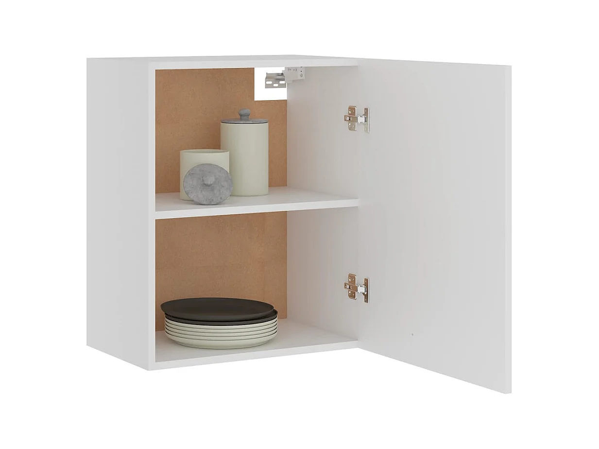 "Lyon"s 2-delige hangkast, wit, 50x31x60 cm