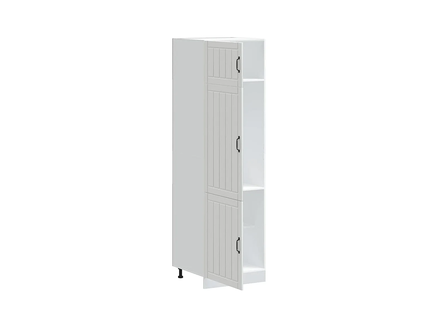 Armoire de cuisine blanc bois d'ingénierie
