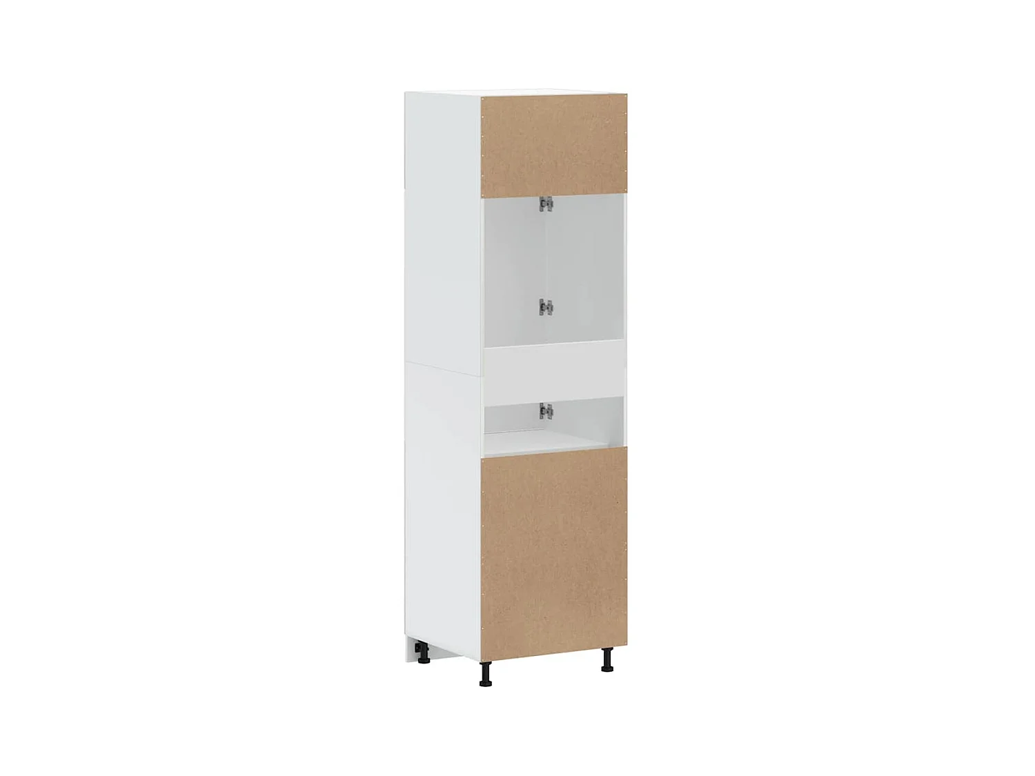 Armoire de cuisine blanc bois d'ingénierie