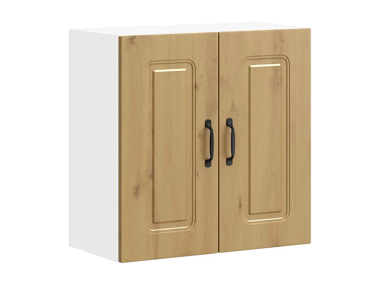 Armoire murale cuisine chêne artisanal bois d'ingénierie