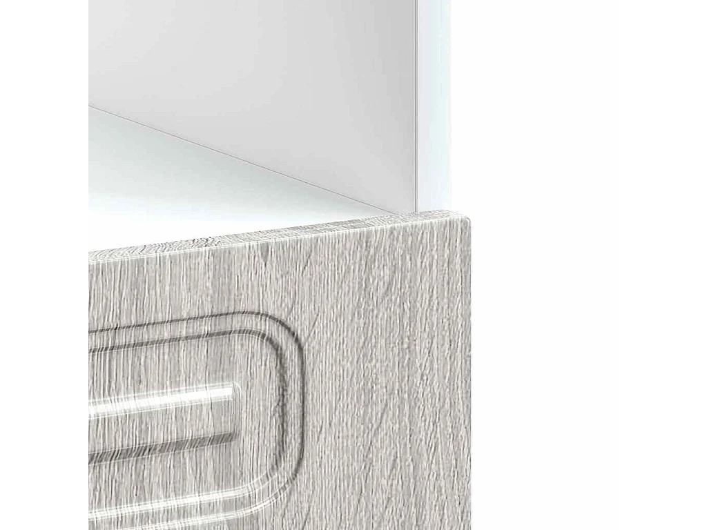 Armoire à four sonoma gris bois d'ingénierie