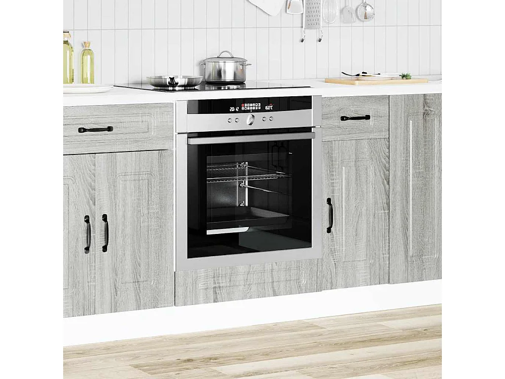 Armoire à four sonoma gris bois d'ingénierie