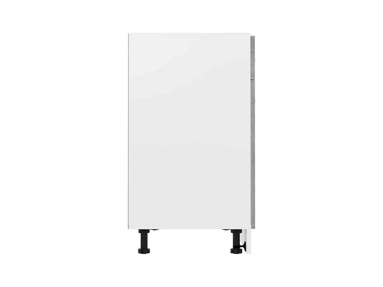 Mobiletto da terra grigio Sonoma con cassetto 80x46x81,5 cm