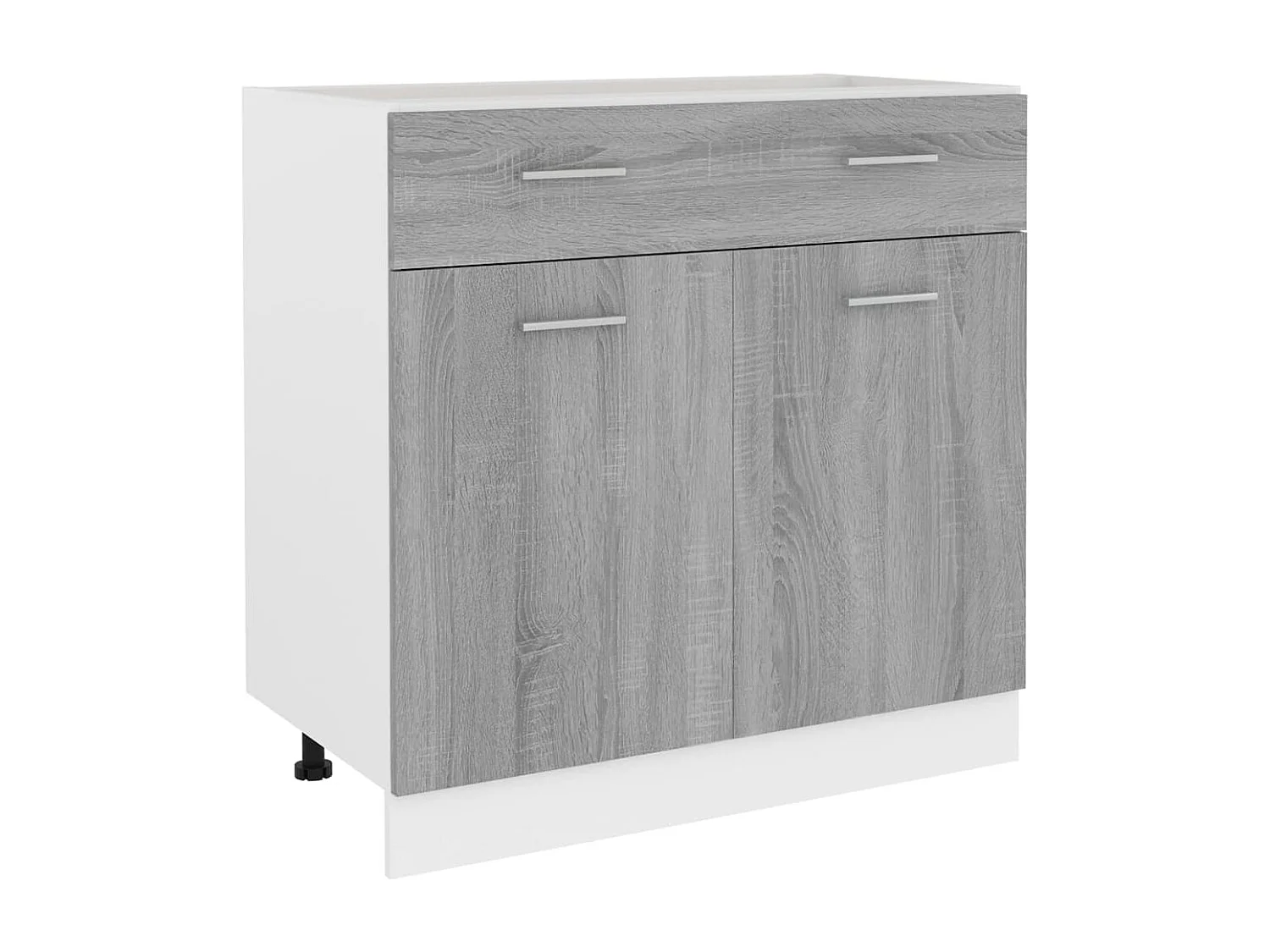 Armoire de plancher à tiroir Sonoma gris 80x46x81,5 cm