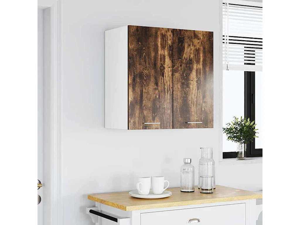 Mobile pensile Rovere fumé 60x31x60 cm