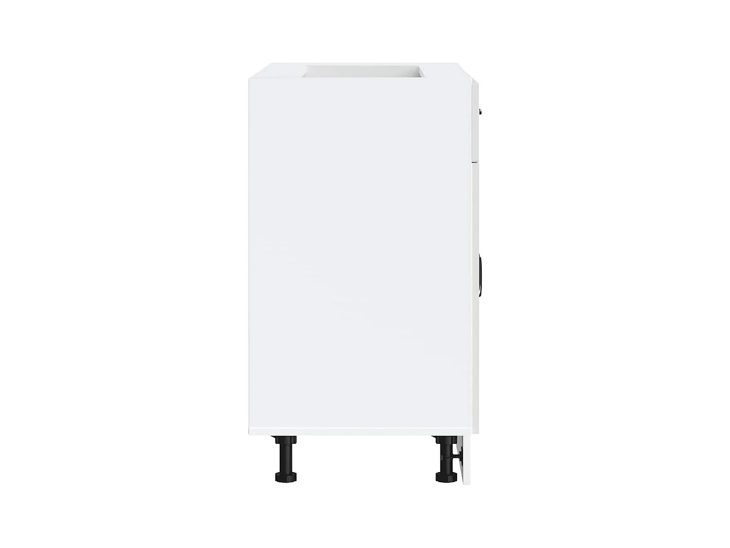 Armoire de cuisine blanc bois d'ingénierie