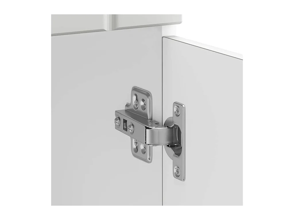 Armoire de cuisine blanc bois d'ingénierie