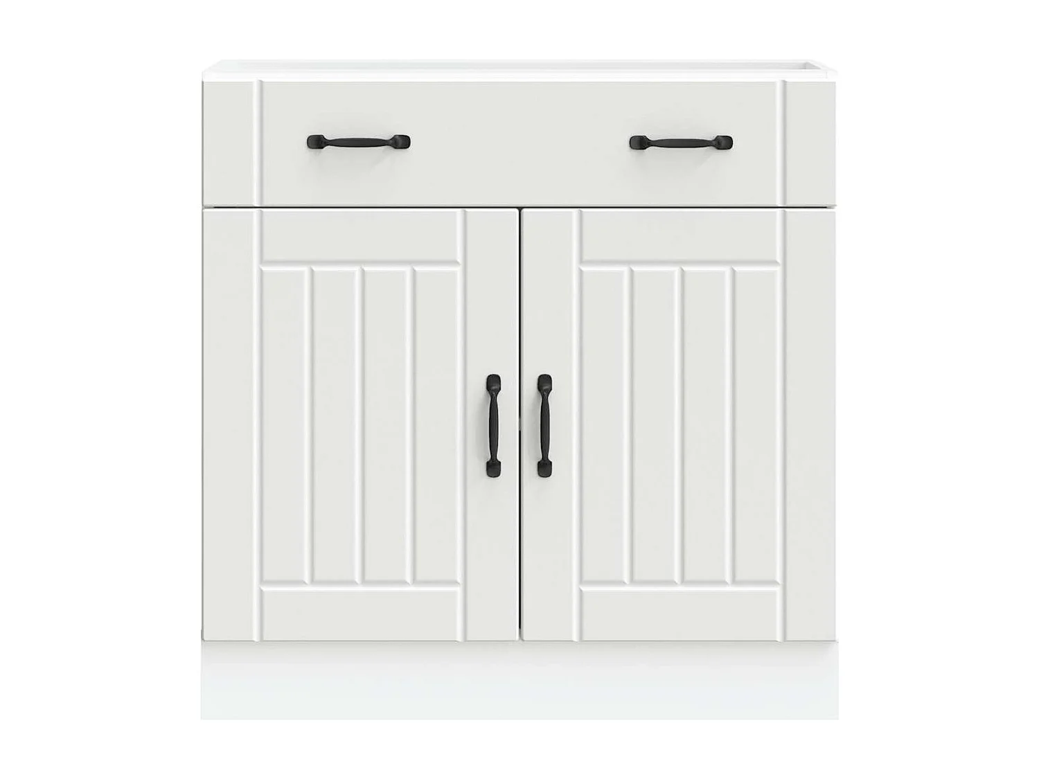 Mobile da cucina in legno ingegnerizzato bianco Lucca