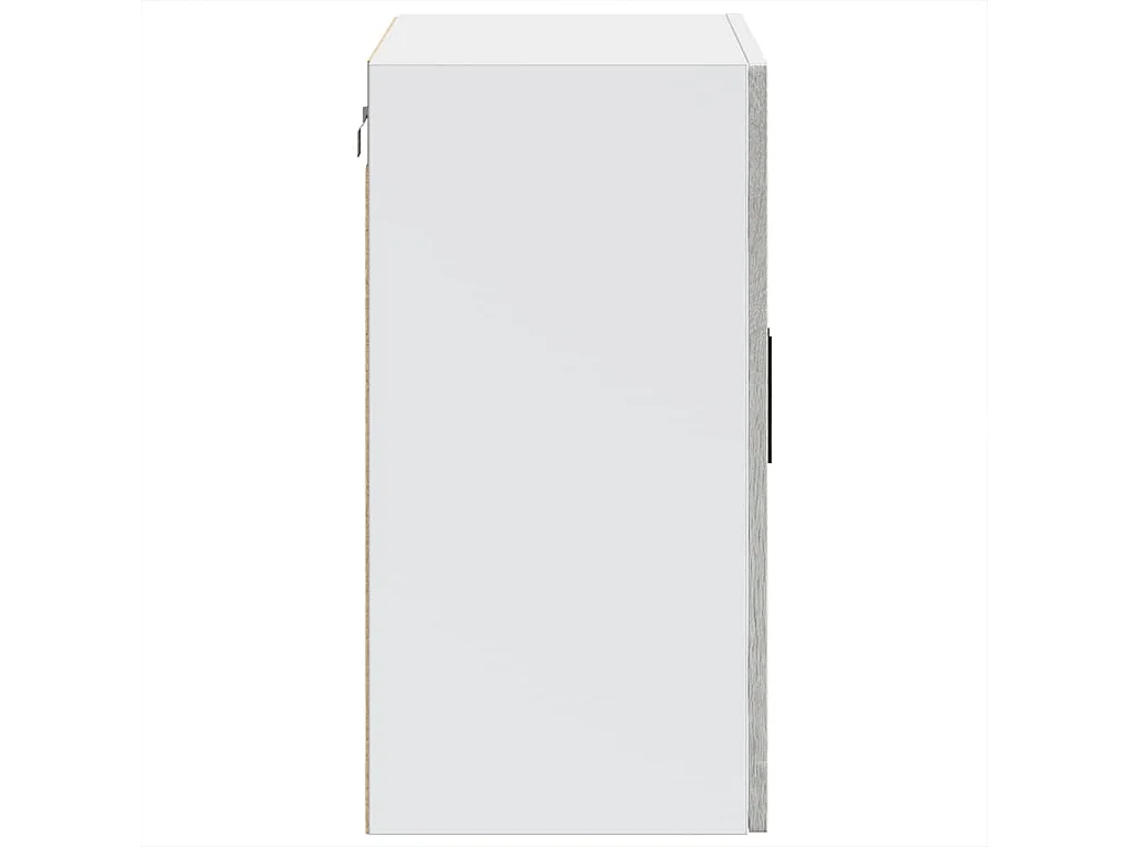 Sonoma Grijze Keukenwandkast met Glazen Deur