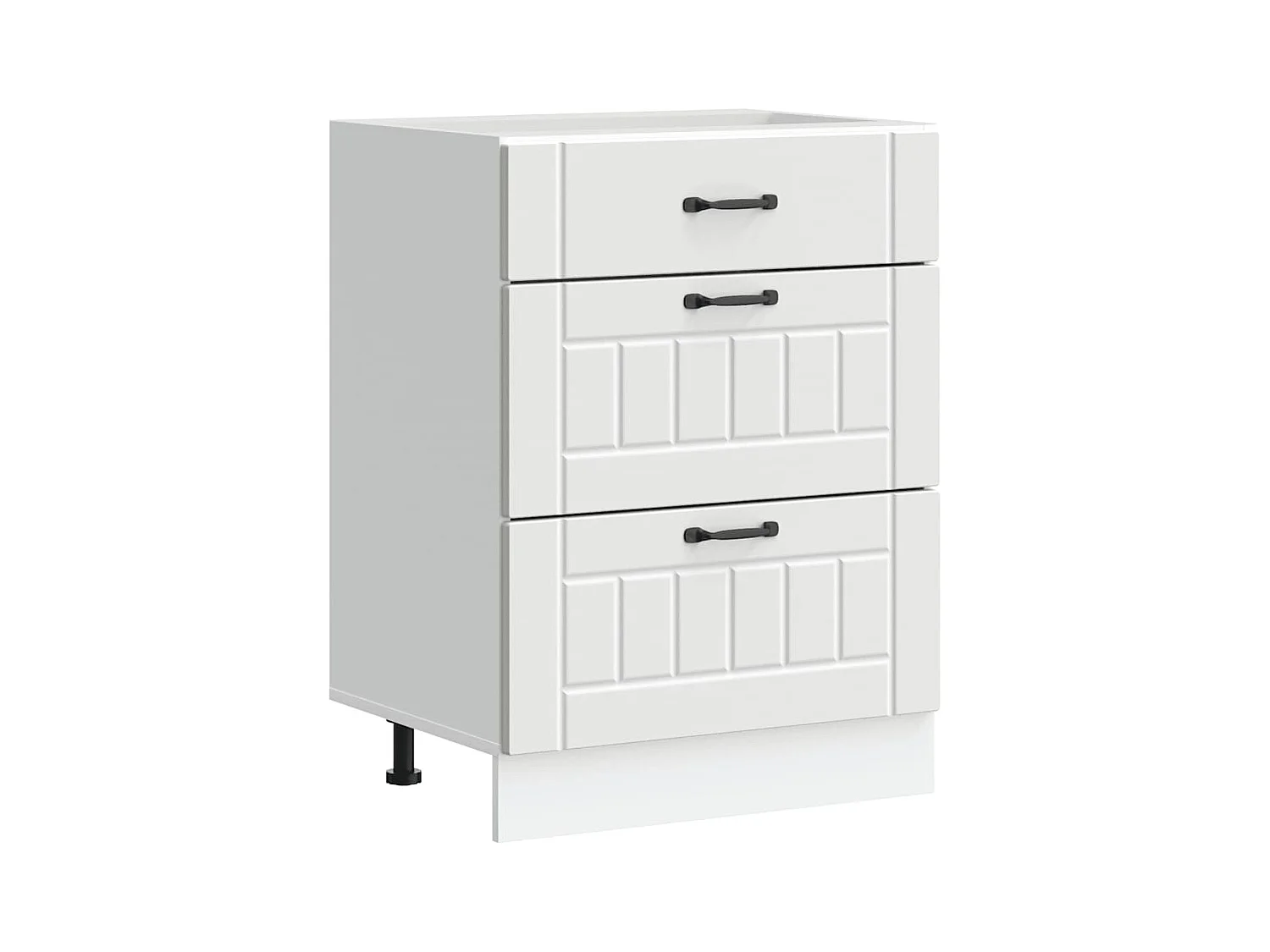 Armoire de cuisine blanc bois d'ingénierie