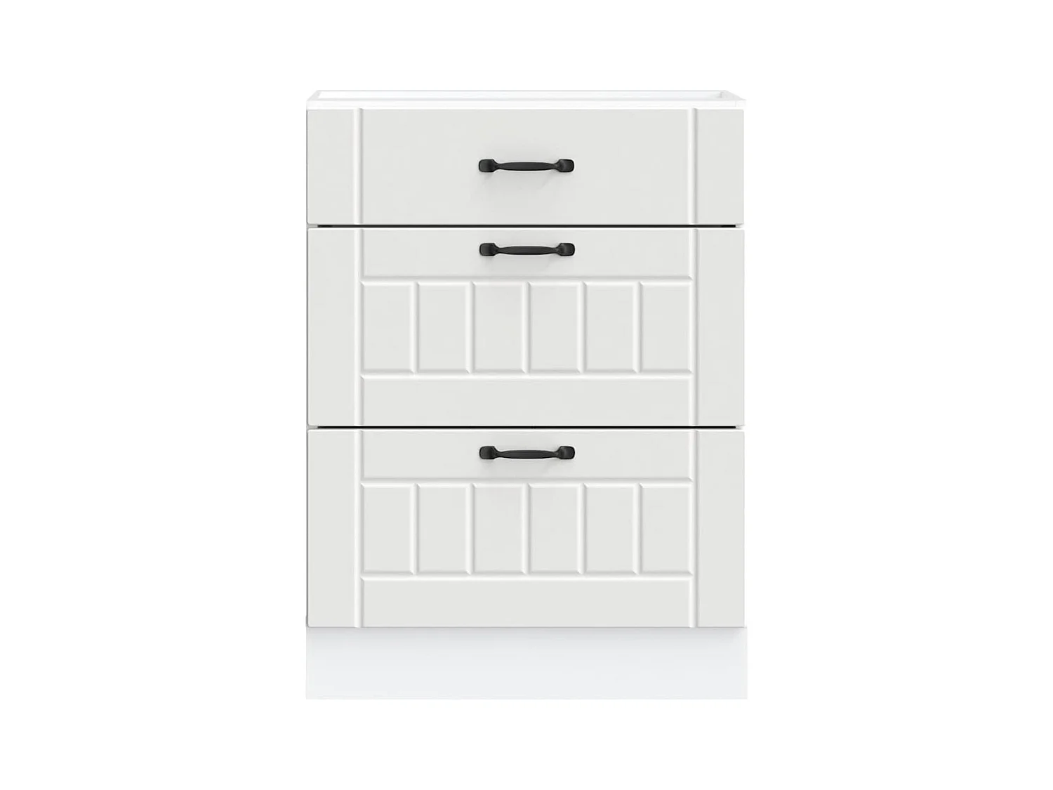 Armoire de cuisine blanc bois d'ingénierie