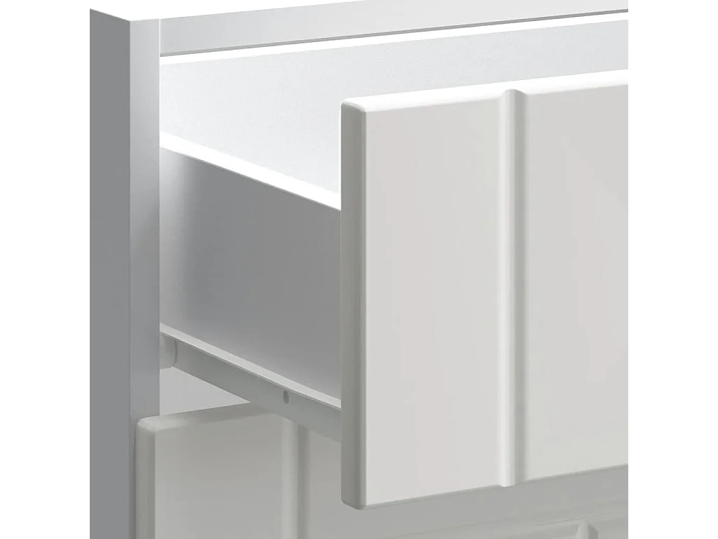 Armoire de cuisine blanc bois d'ingénierie