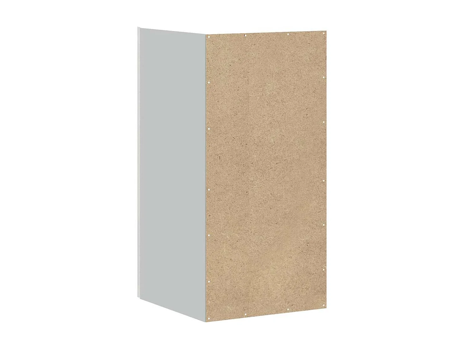 Armoire murale de cuisine blanc brillant bois ingénierie