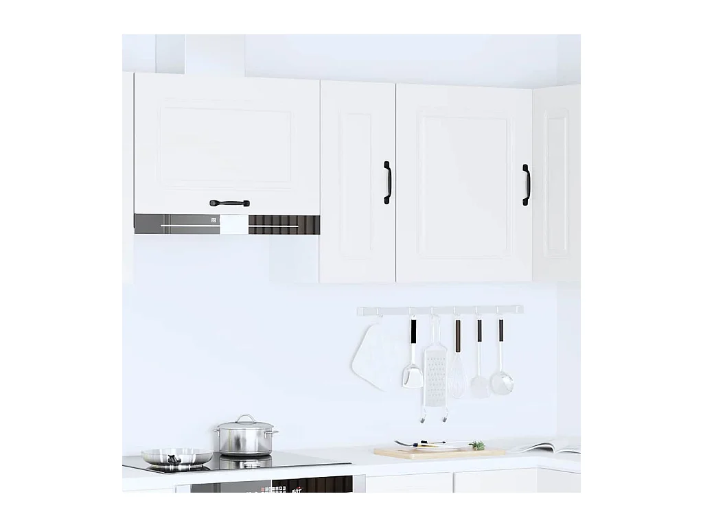 Mobile da cucina in legno ingegnerizzato bianco