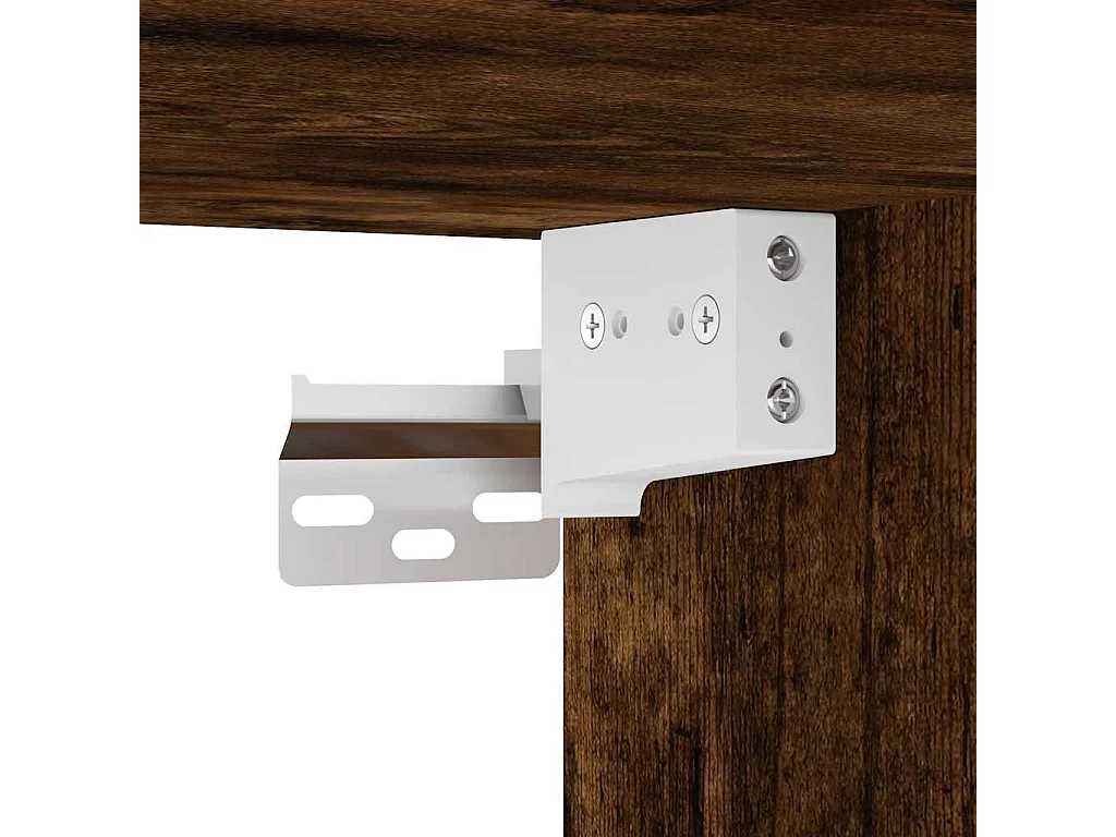 Armoire suspendue chêne fumé 30x29,5x60 cm