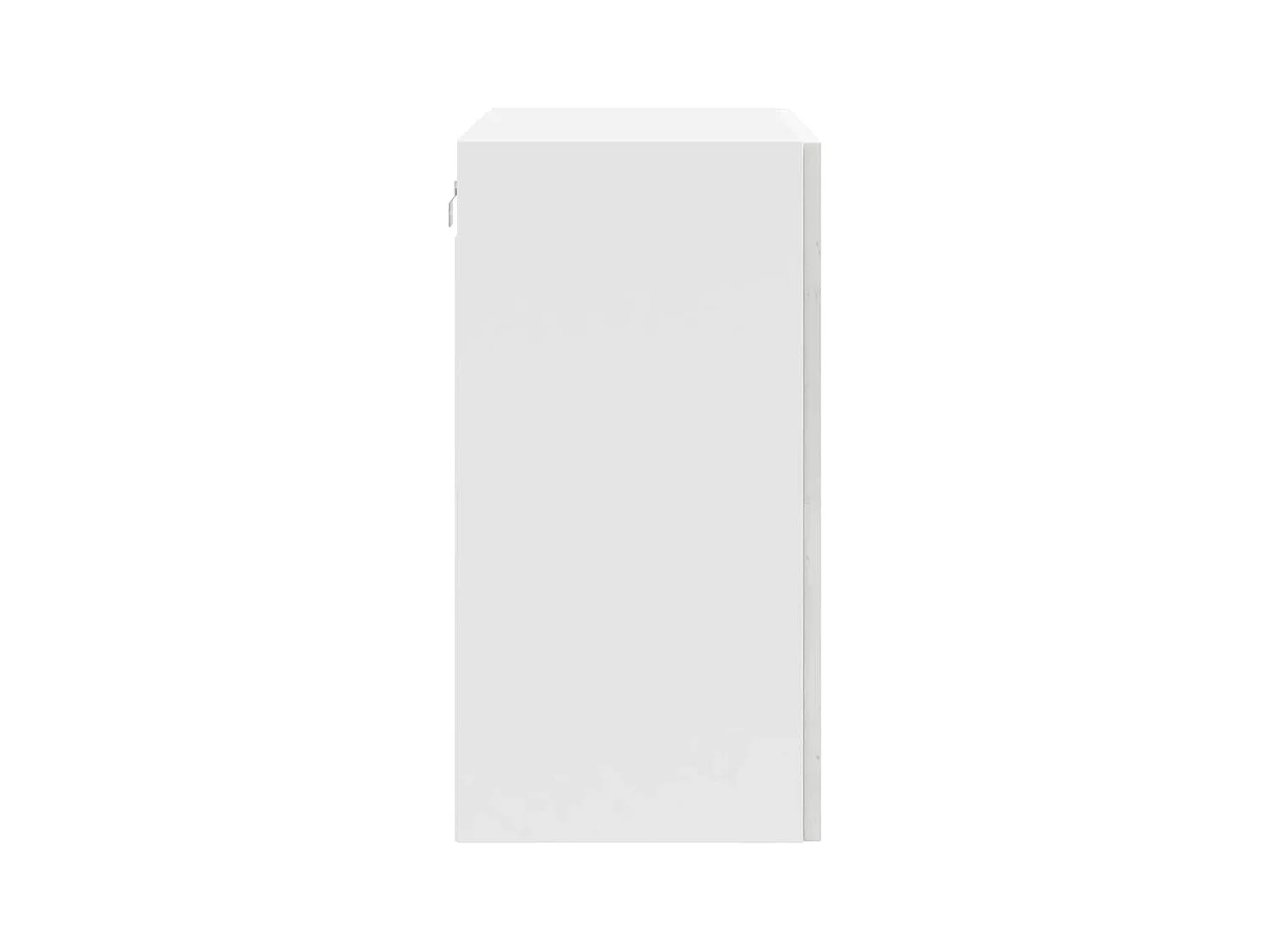 Armoire murale de cuisine gris béton bois d'ingénierie