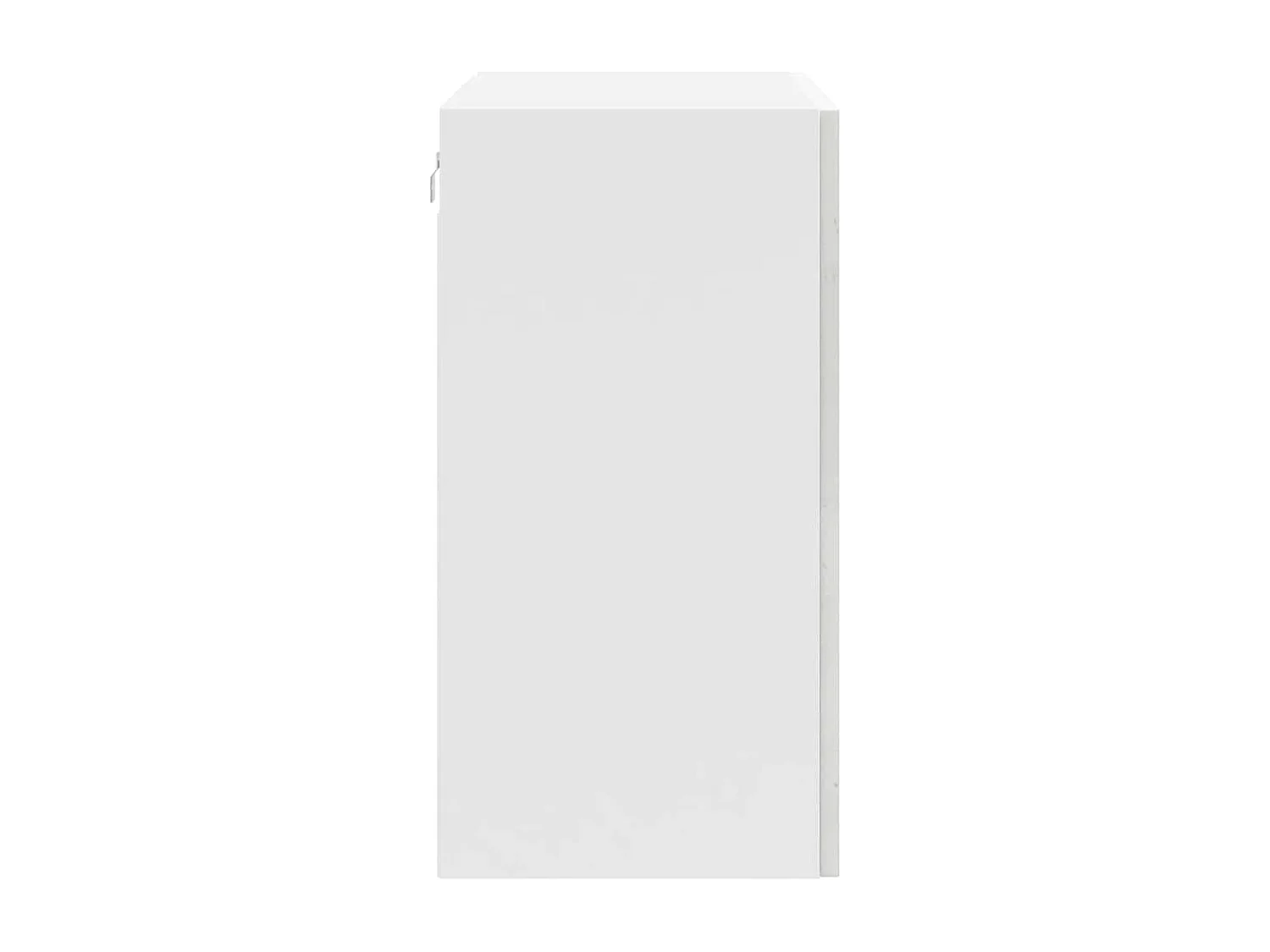 Armoire murale de cuisine gris béton bois d'ingénierie