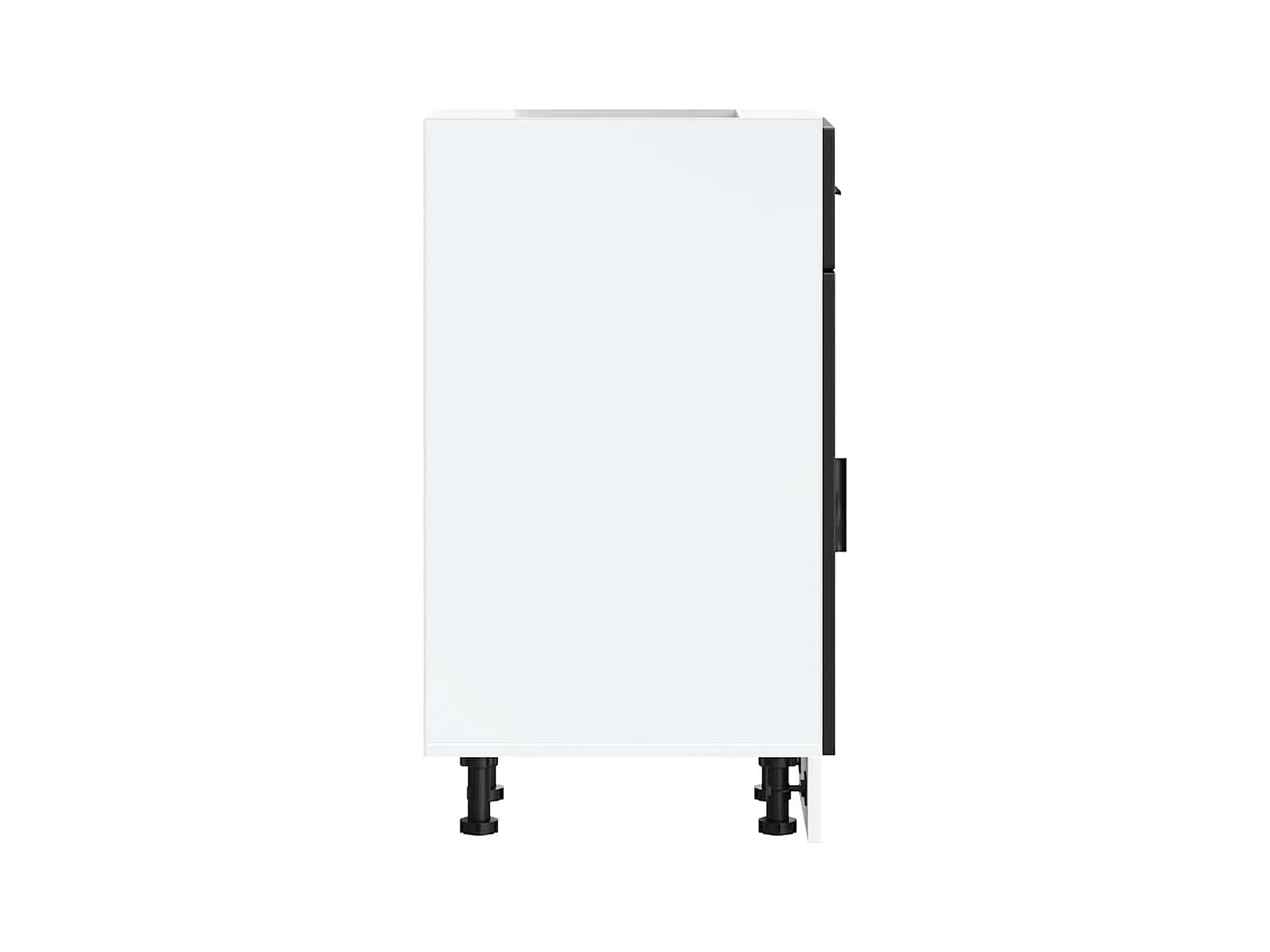 Mobile da cucina in legno ingegnerizzato nero Porto