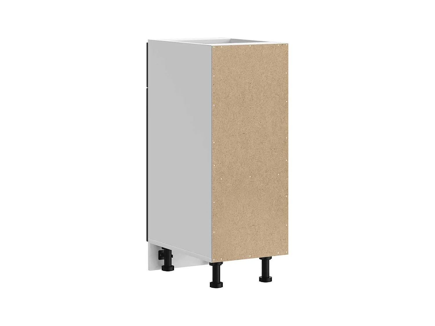 Mobile da cucina in legno ingegnerizzato nero Porto