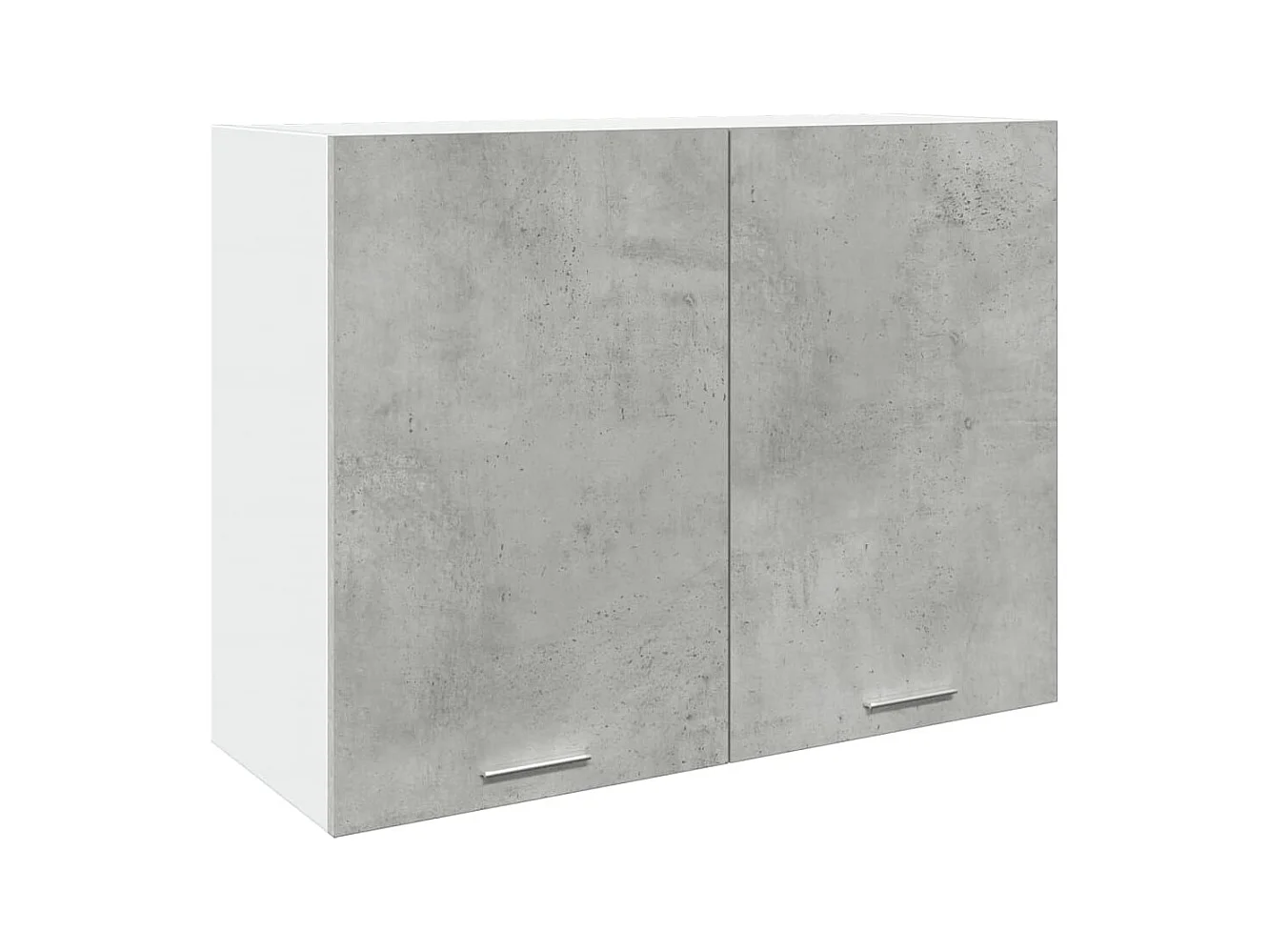 Armoire suspendue Gris béton 80x31x60 cm Aggloméré
