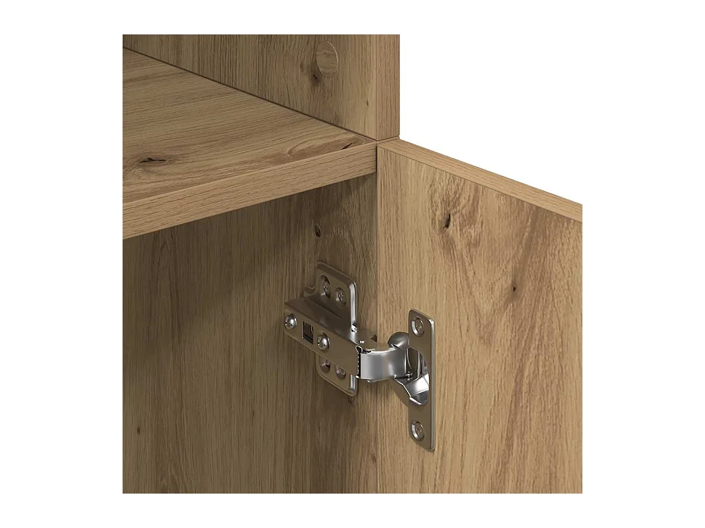 Mobile da cucina in rovere fatto a mano 57x41,5x131,5 cm