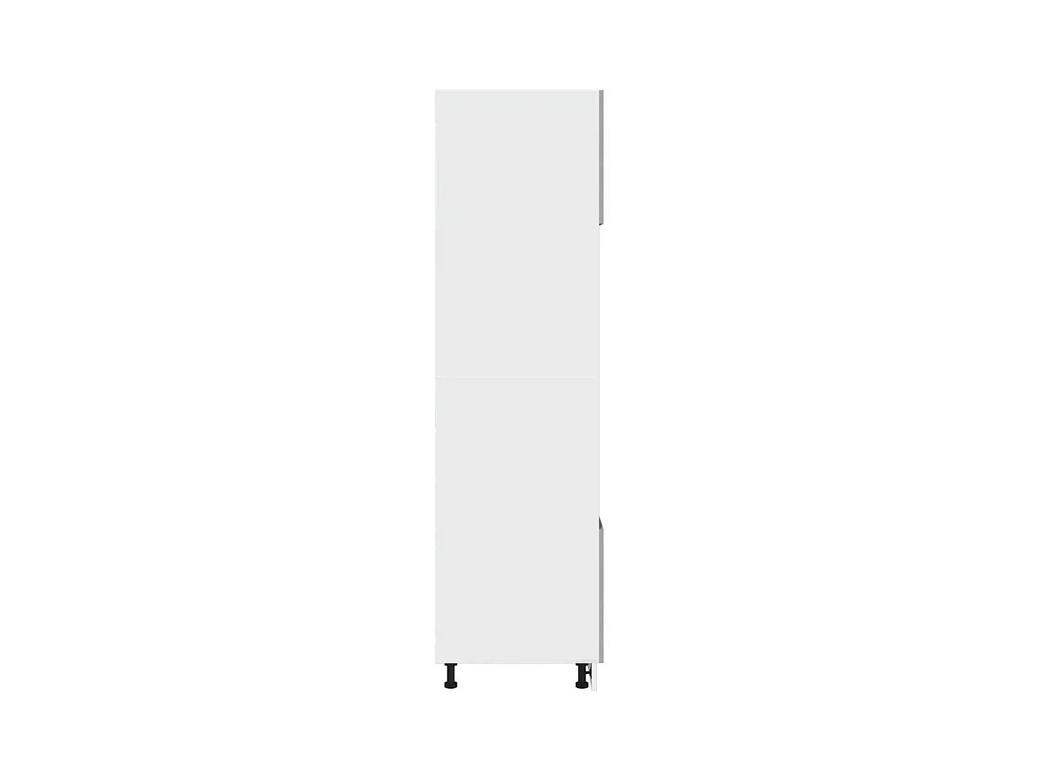 Armoire à micro-ondes Gris béton 60x57x207 cm Aggloméré