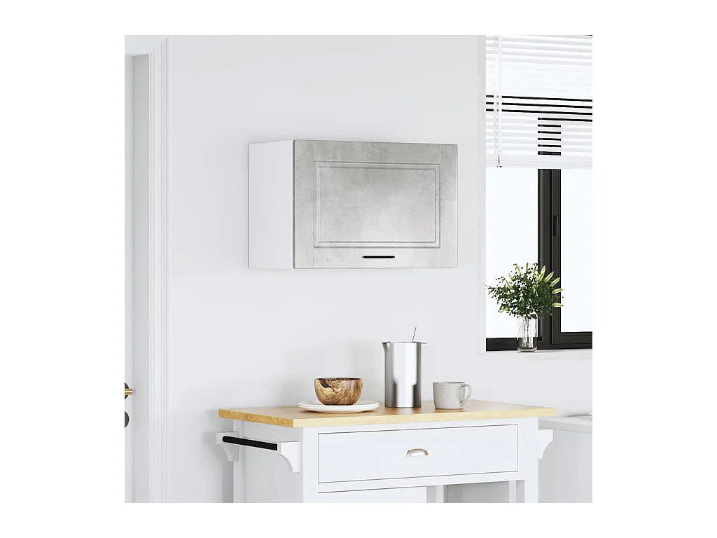 Mobile da cucina in legno ingegnerizzato grigio cemento Porto