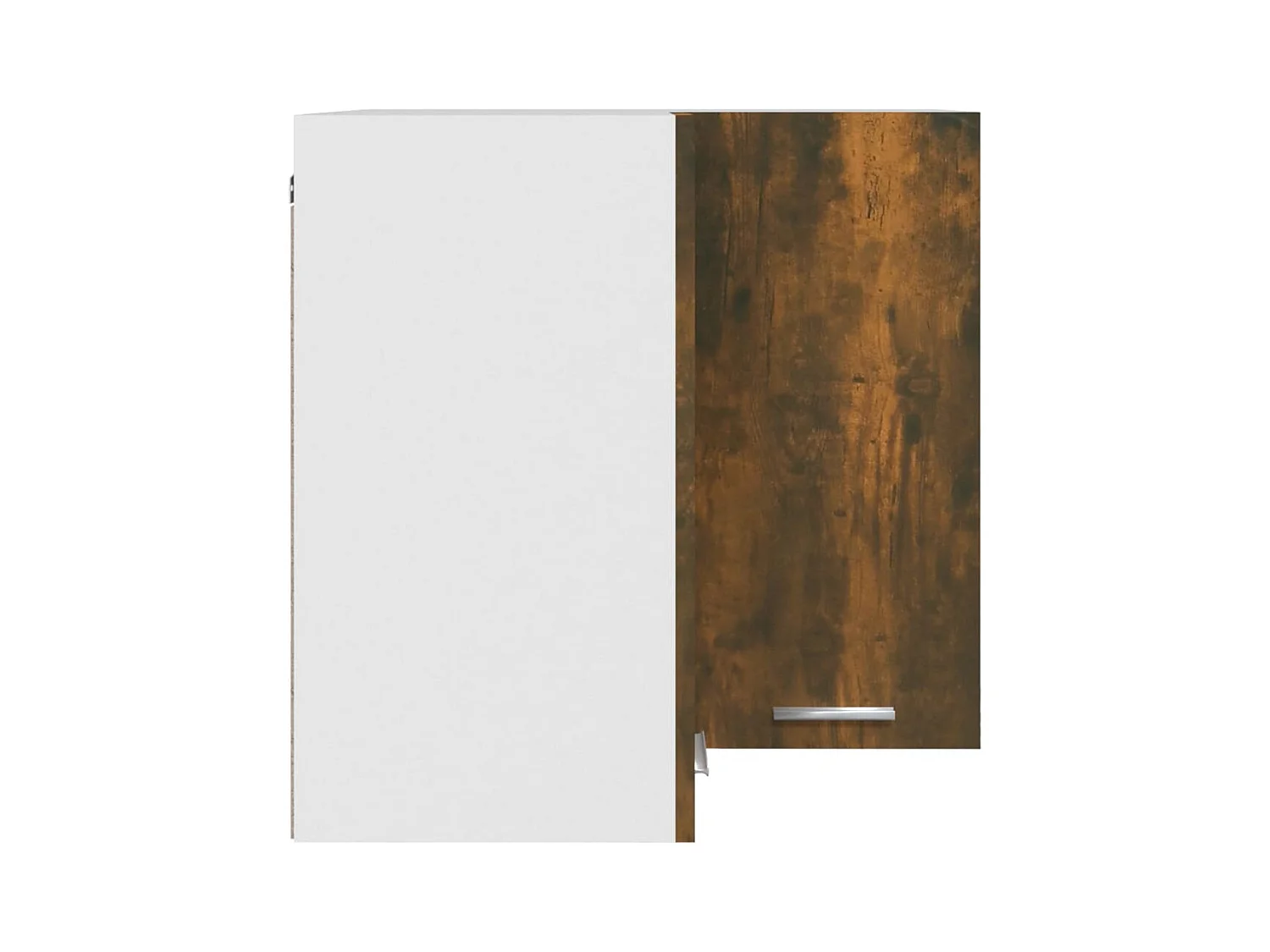 Mobile angolare sospeso Rovere affumicato Legno composito