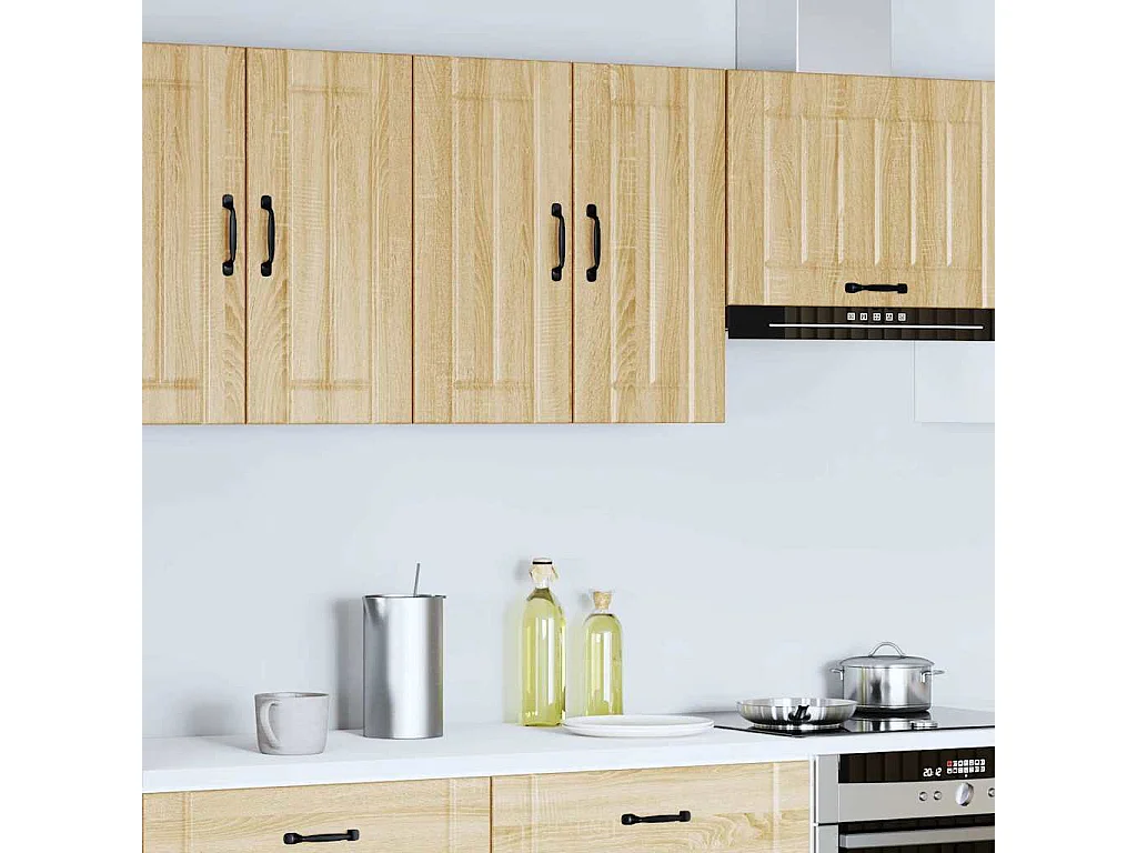 Armoire murale de cuisine chêne sonoma bois ingénierie