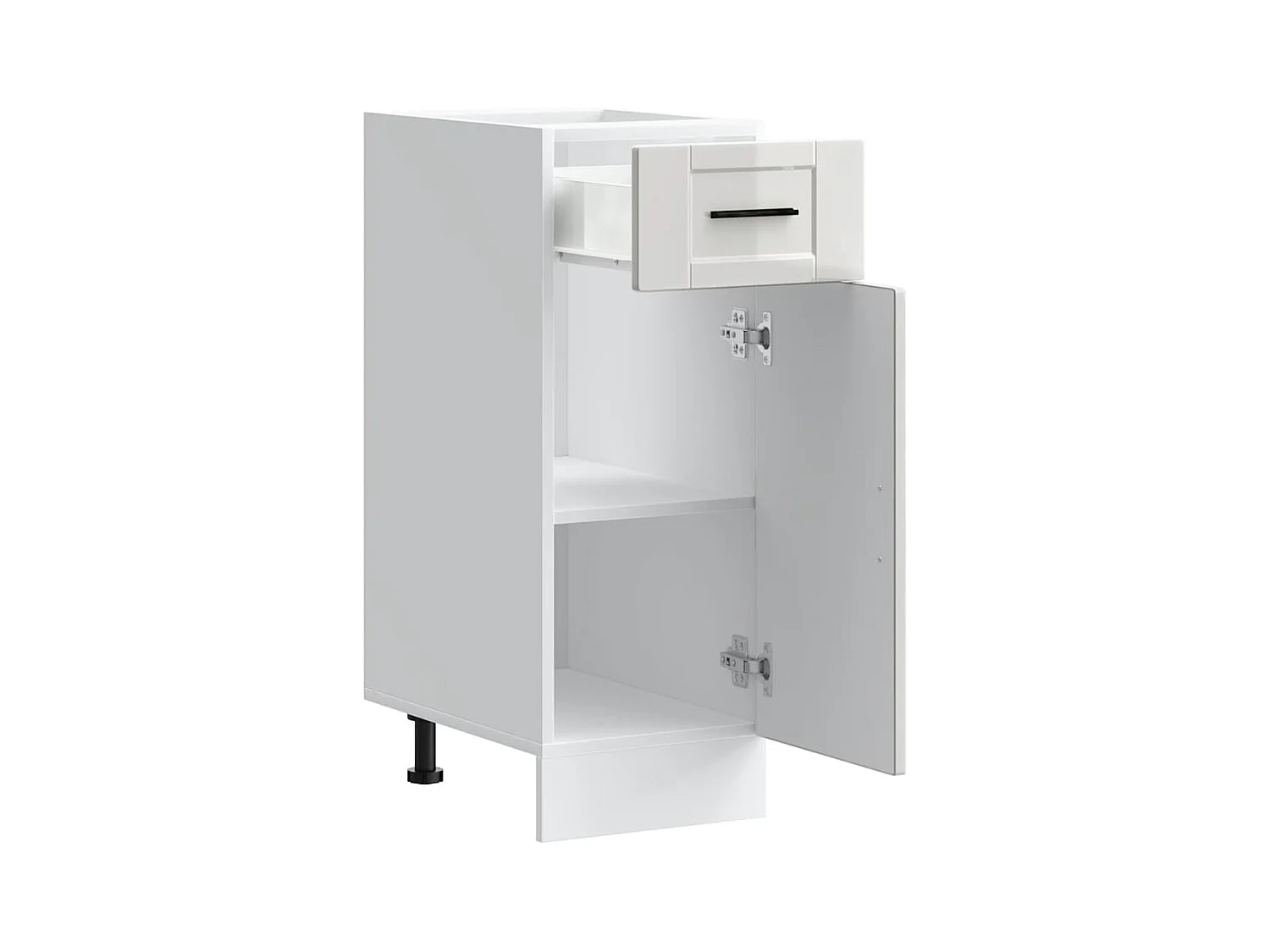 Mobile da cucina in legno ingegnerizzato bianco lucido Porto