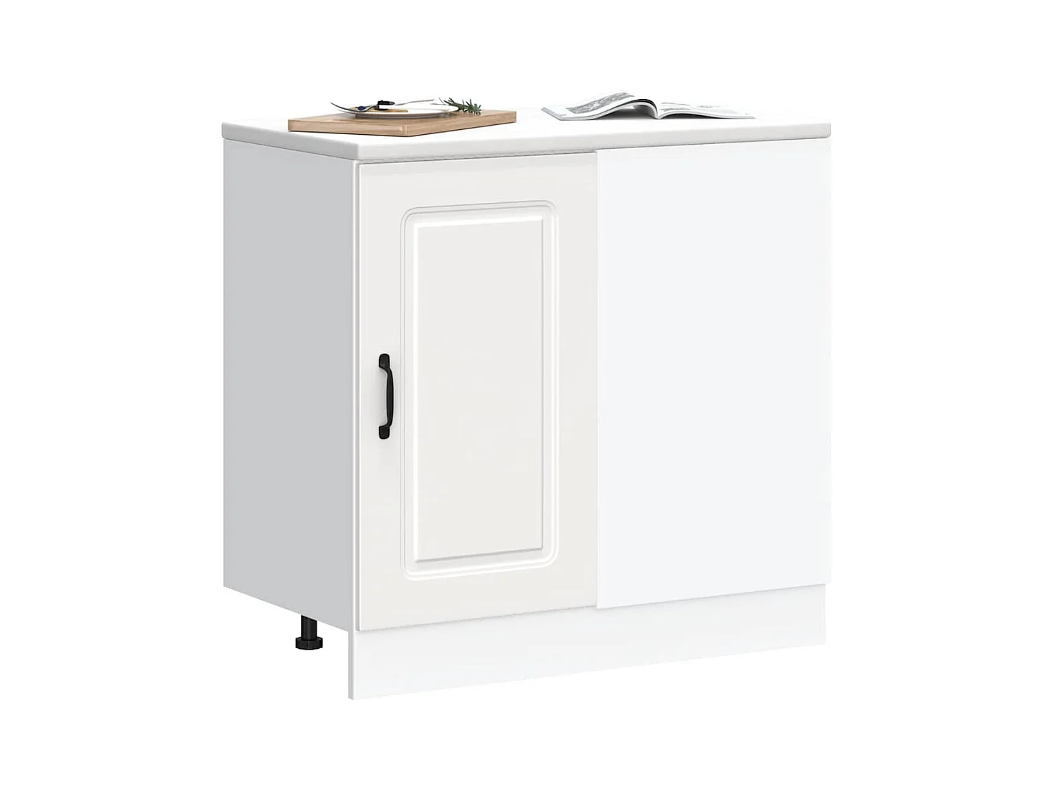 Armoire de cuisine blanc bois d'ingénierie