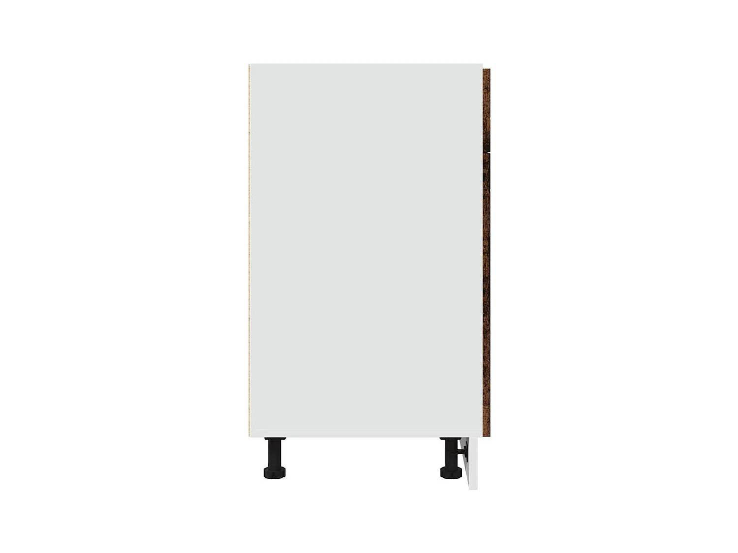 Armoire de plancher à tiroir vieux bois 80x46x81,5 cm