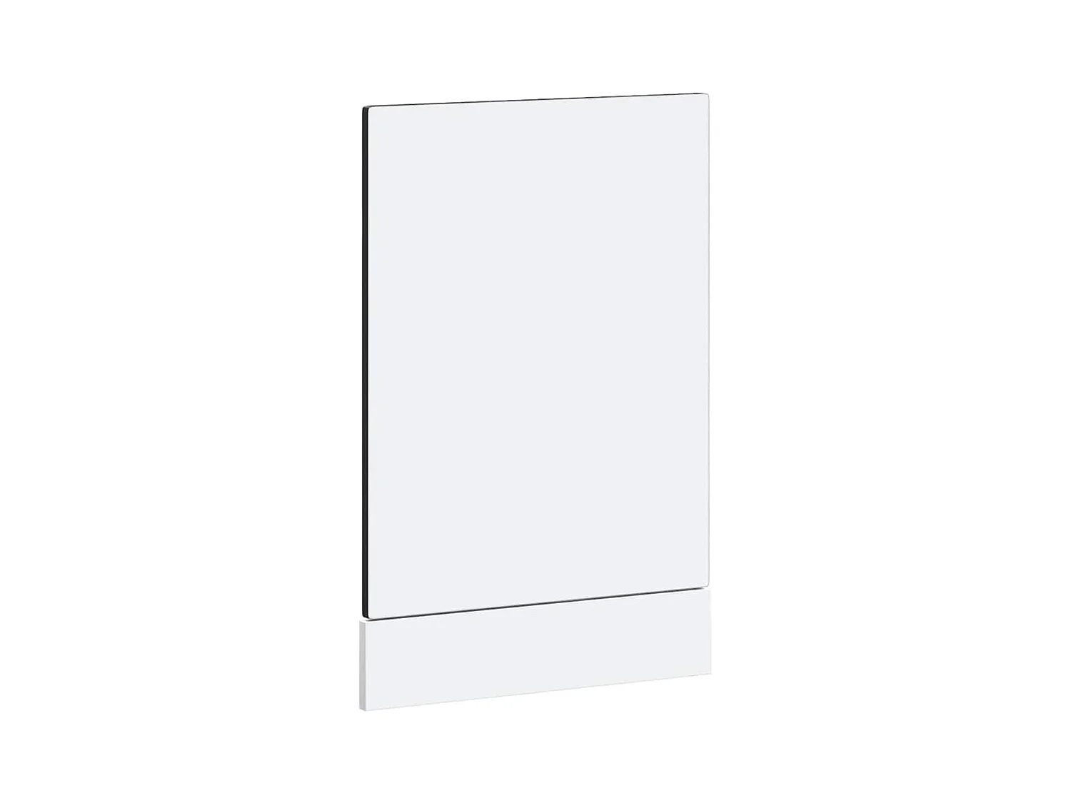 Pannello lavastoviglie nero 45x1,5x67 cm