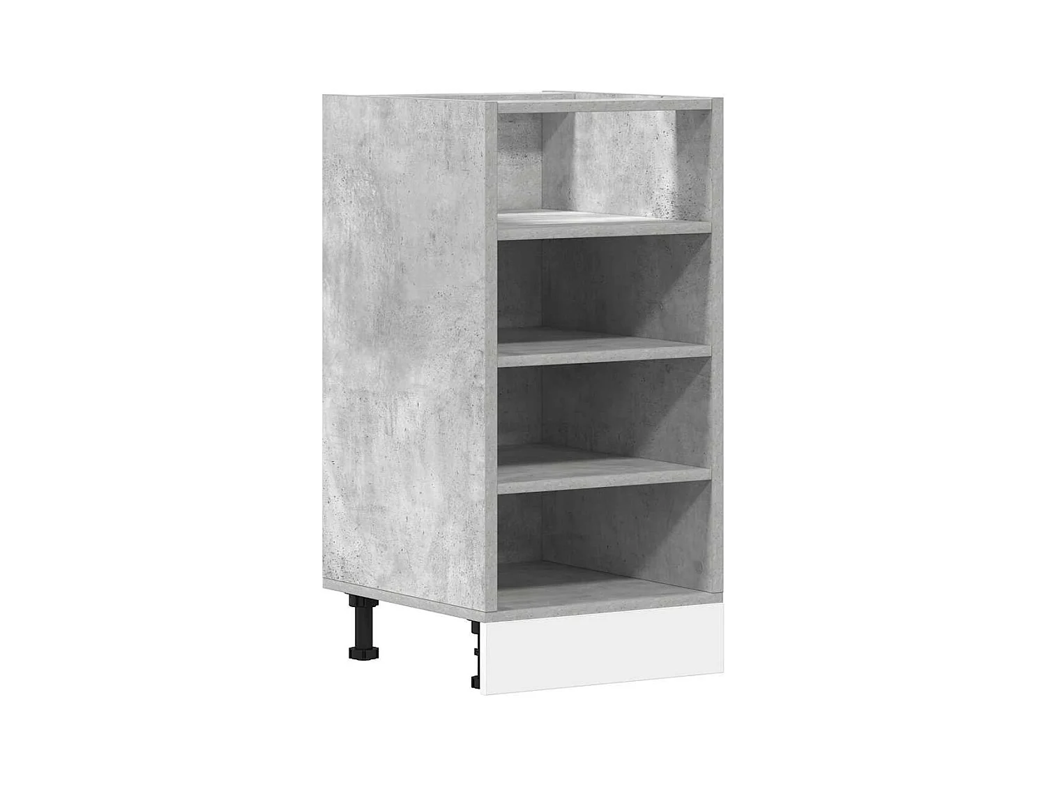 Armoire de plancher gris béton 40x44,5x81,5cm